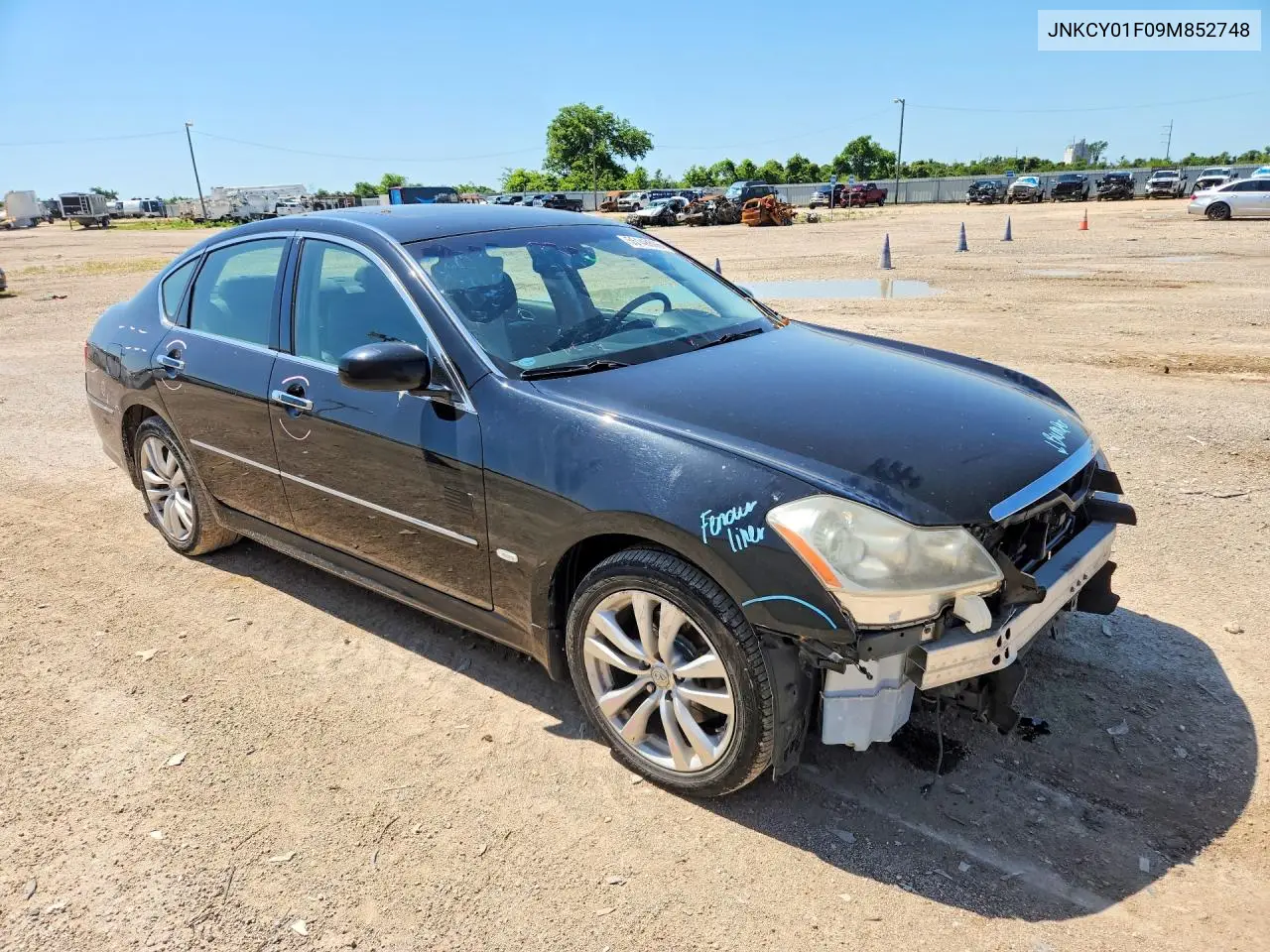 2009 Infiniti M35 X VIN: JNKCY01F09M852748 Lot: 55148696