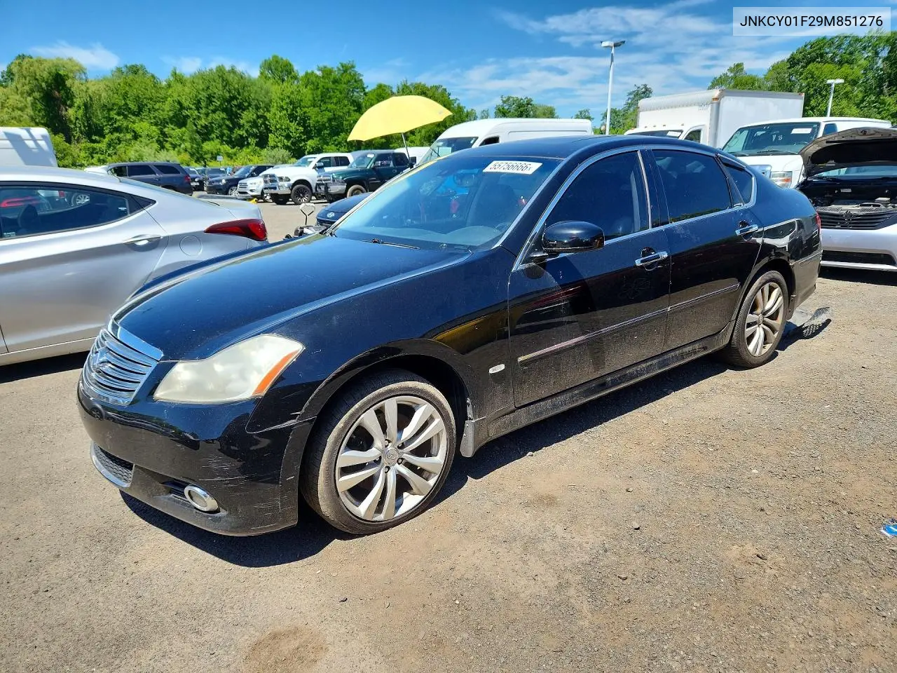 2009 Infiniti M35 X VIN: JNKCY01F29M851276 Lot: 55756666