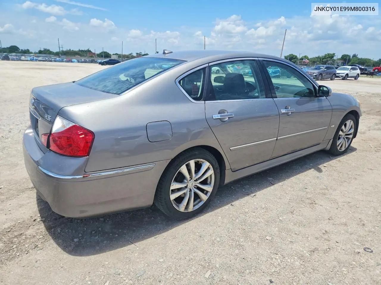 2009 Infiniti M35 Base VIN: JNKCY01E99M800316 Lot: 61343186