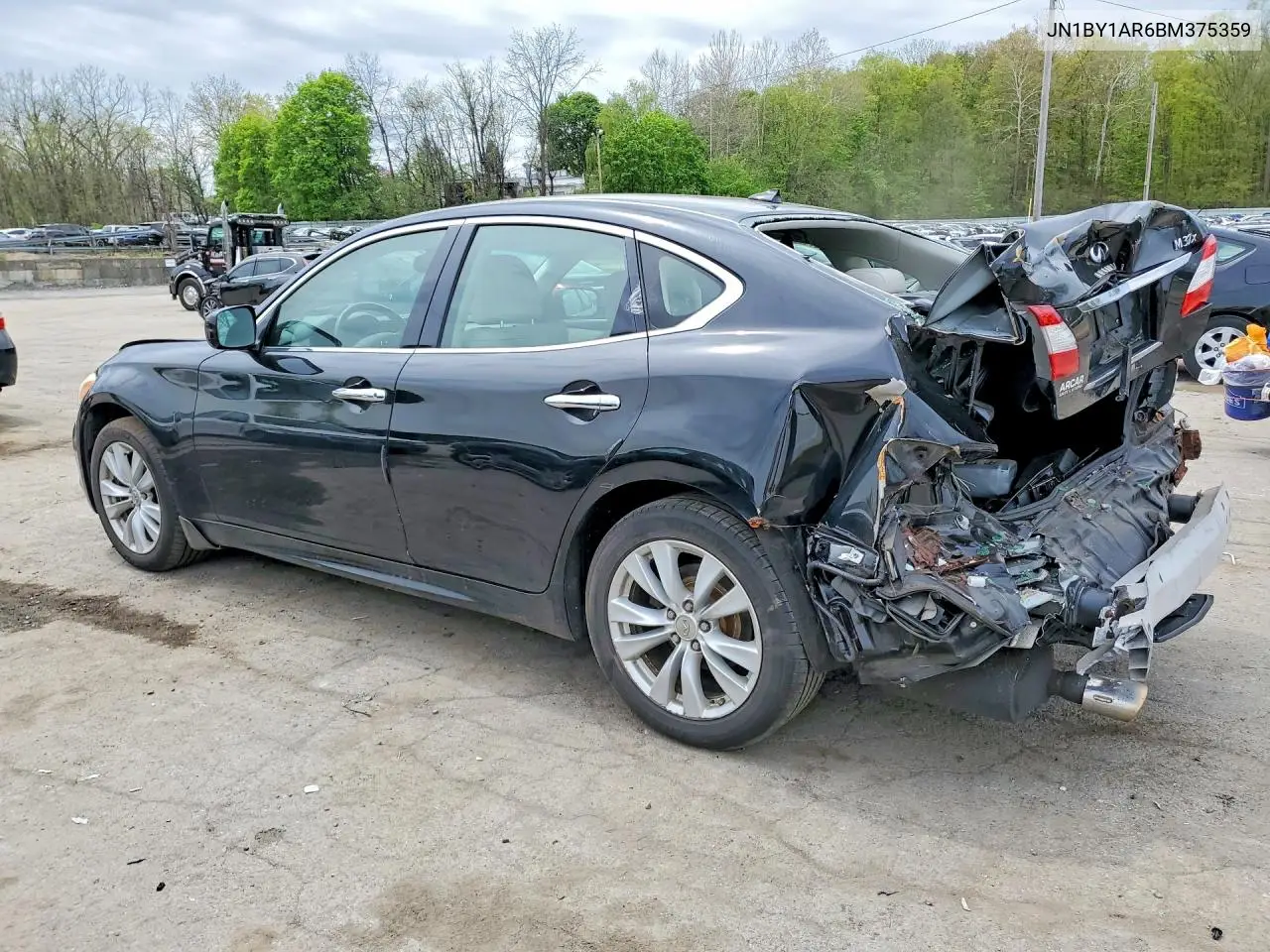 2011 Infiniti M37 X VIN: JN1BY1AR6BM375359 Lot: 51381026