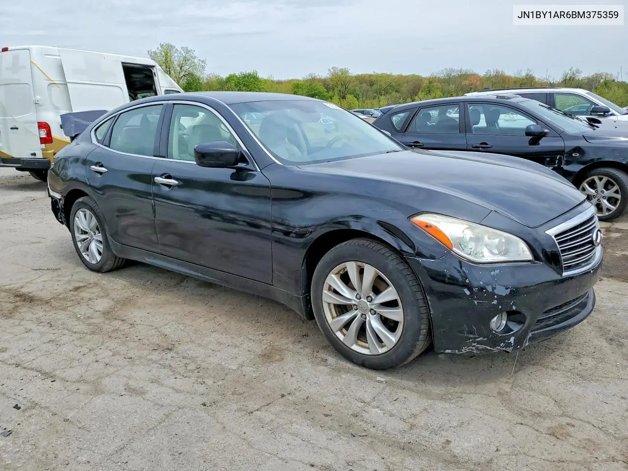 2011 Infiniti M37 X VIN: JN1BY1AR6BM375359 Lot: 51381026