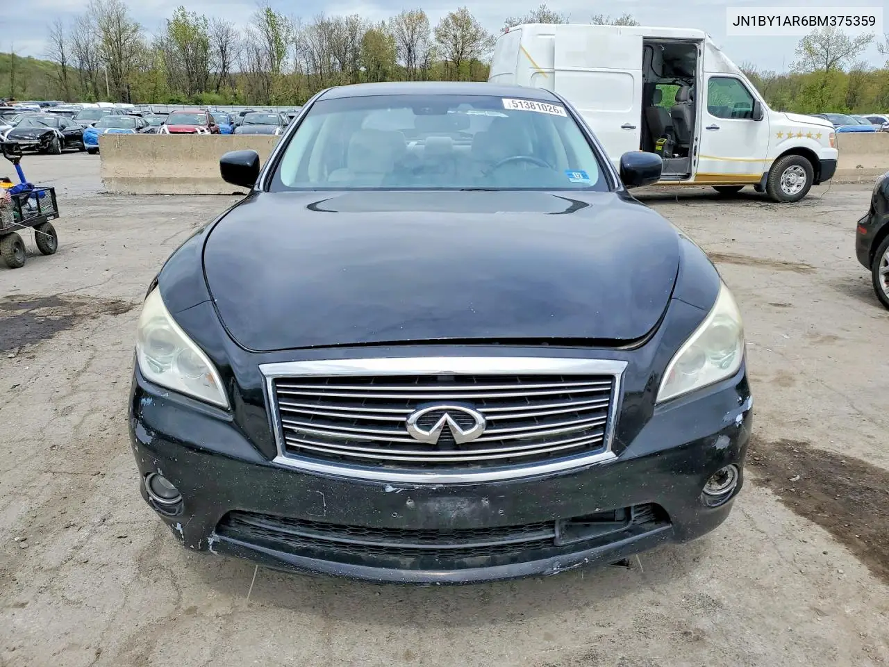 2011 Infiniti M37 X VIN: JN1BY1AR6BM375359 Lot: 51381026