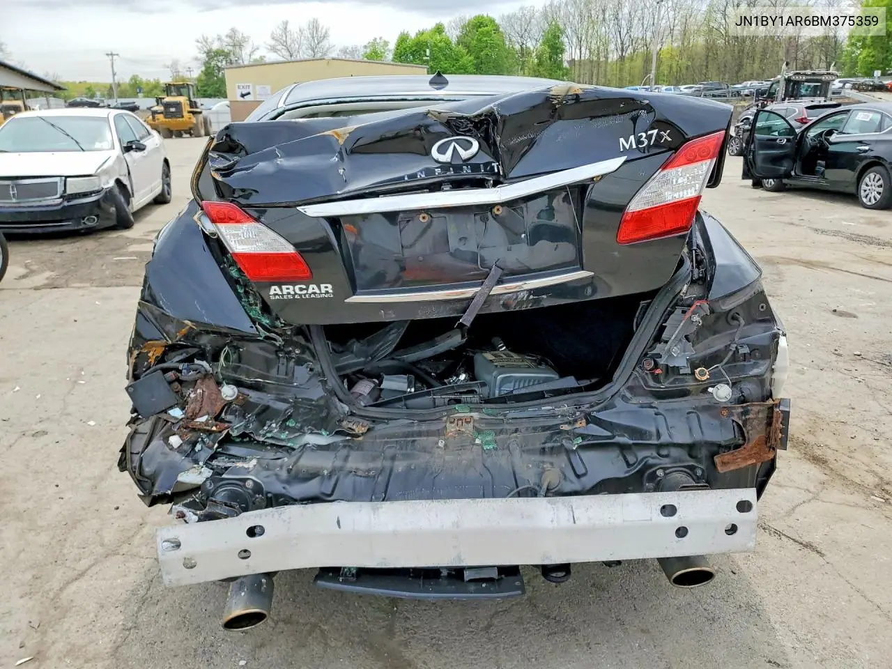 2011 Infiniti M37 X VIN: JN1BY1AR6BM375359 Lot: 51381026