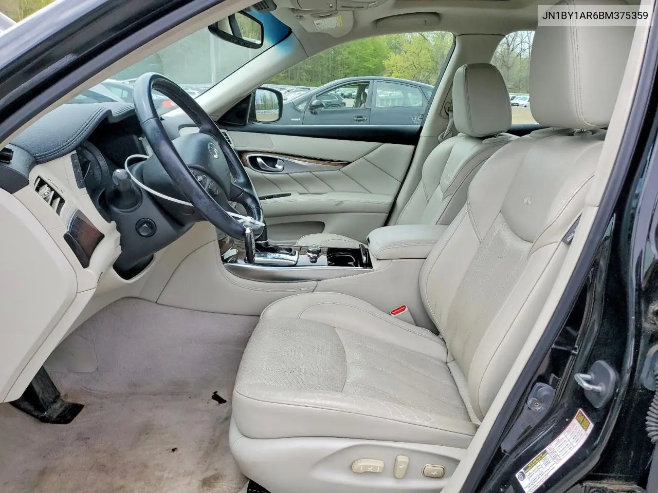 2011 Infiniti M37 X VIN: JN1BY1AR6BM375359 Lot: 51381026