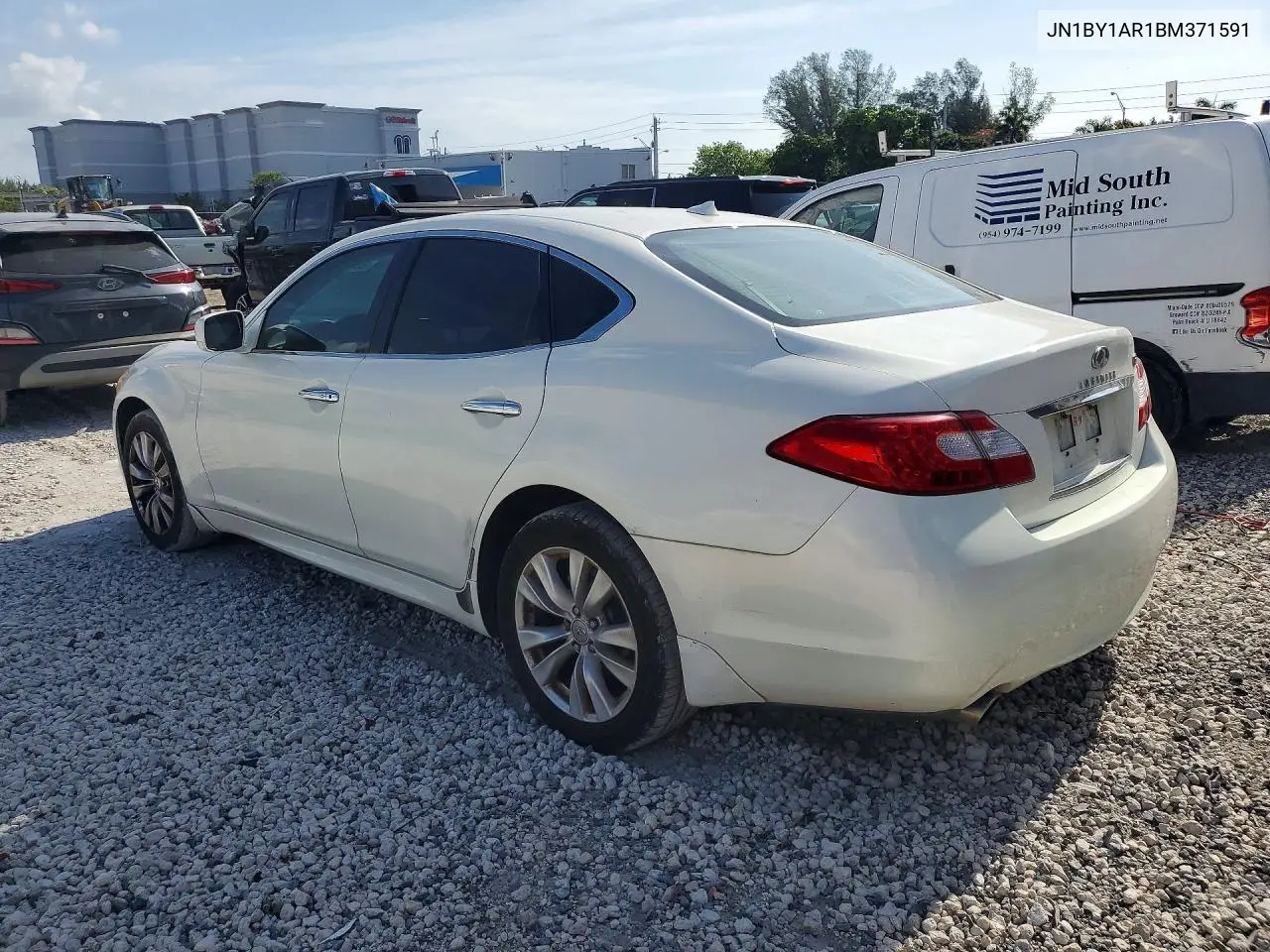 2011 Infiniti M37 X VIN: JN1BY1AR1BM371591 Lot: 53436766