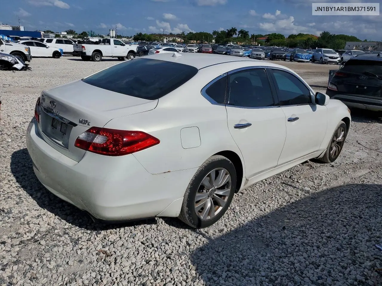 2011 Infiniti M37 X VIN: JN1BY1AR1BM371591 Lot: 53436766