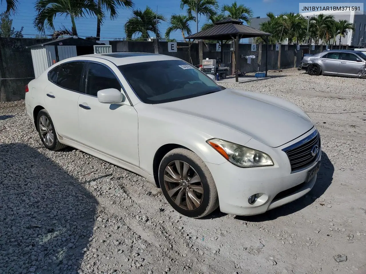 2011 Infiniti M37 X VIN: JN1BY1AR1BM371591 Lot: 53436766