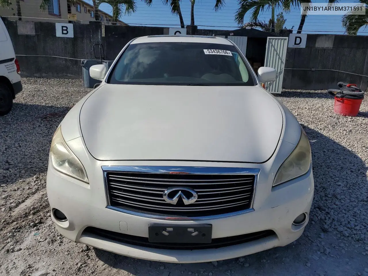 2011 Infiniti M37 X VIN: JN1BY1AR1BM371591 Lot: 53436766