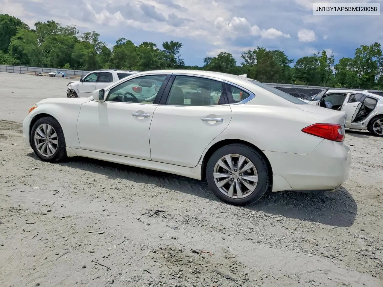 2011 Infiniti M37 Base VIN: JN1BY1AP5BM320058 Lot: 55461286