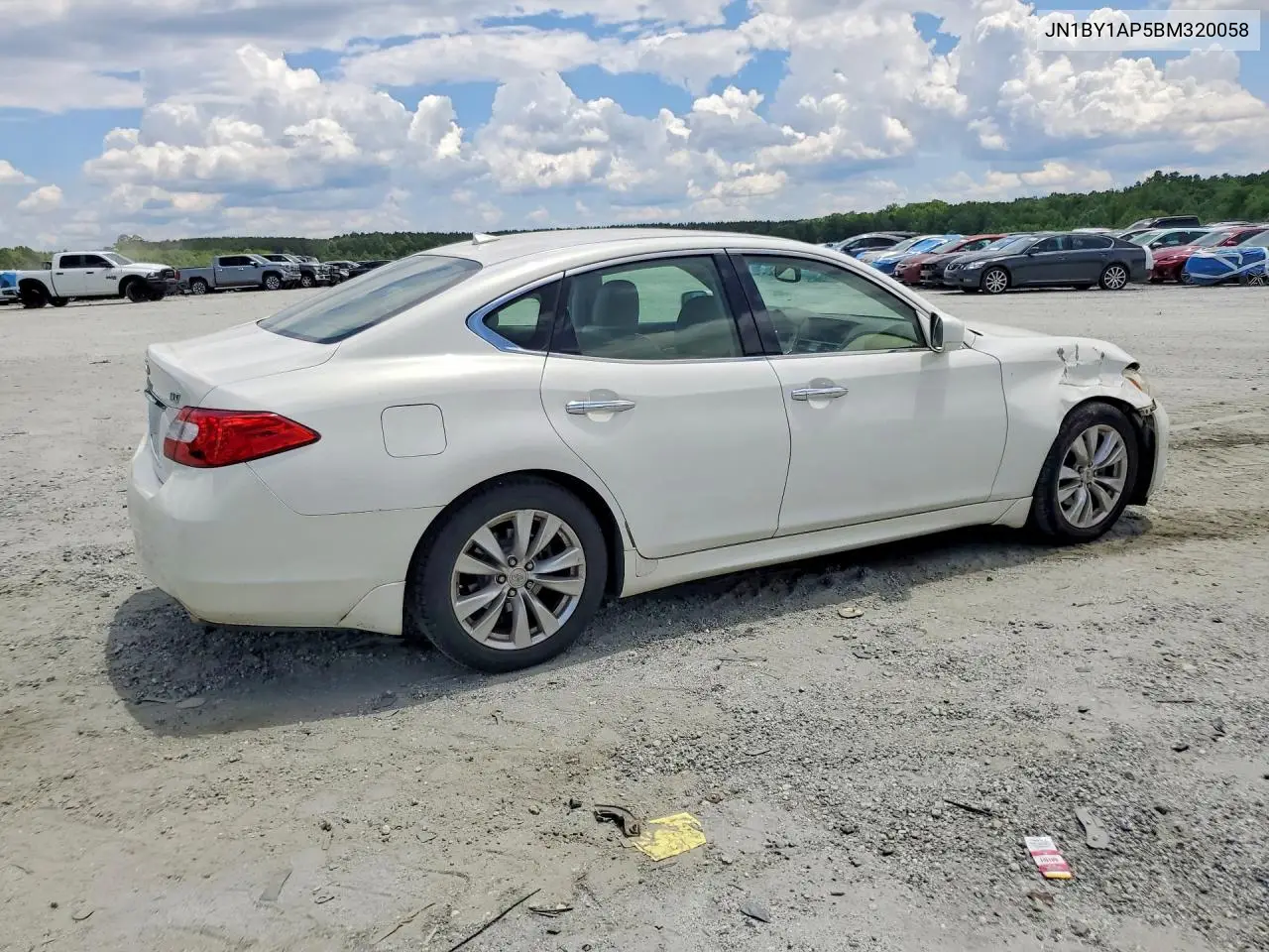 2011 Infiniti M37 Base VIN: JN1BY1AP5BM320058 Lot: 55461286
