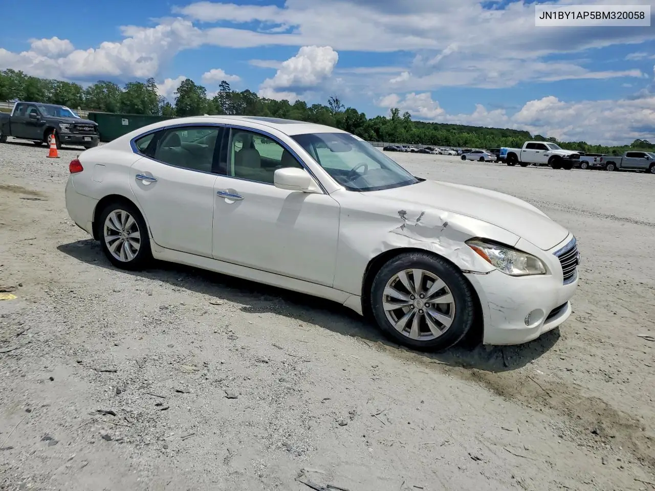 2011 Infiniti M37 Base VIN: JN1BY1AP5BM320058 Lot: 55461286