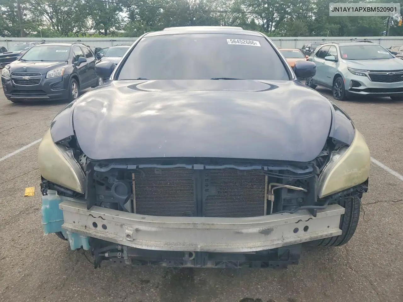 2011 Infiniti M56 Base VIN: JN1AY1APXBM520901 Lot: 56452686