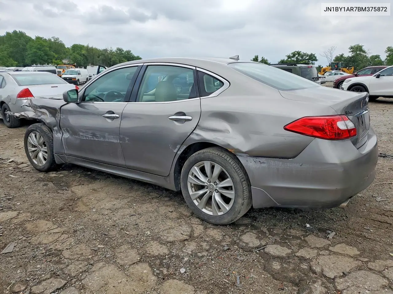 2011 Infiniti M37 X VIN: JN1BY1AR7BM375872 Lot: 57250816
