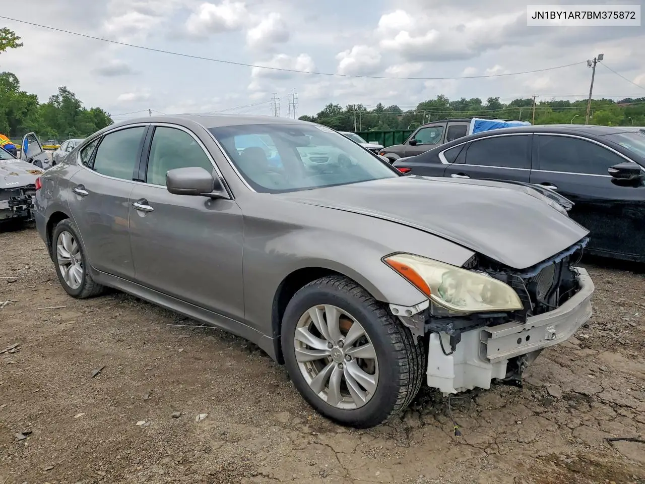 2011 Infiniti M37 X VIN: JN1BY1AR7BM375872 Lot: 57250816