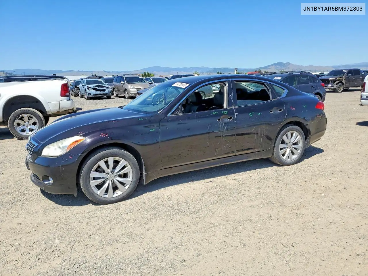 2011 Infiniti M37 X VIN: JN1BY1AR6BM372803 Lot: 59770806