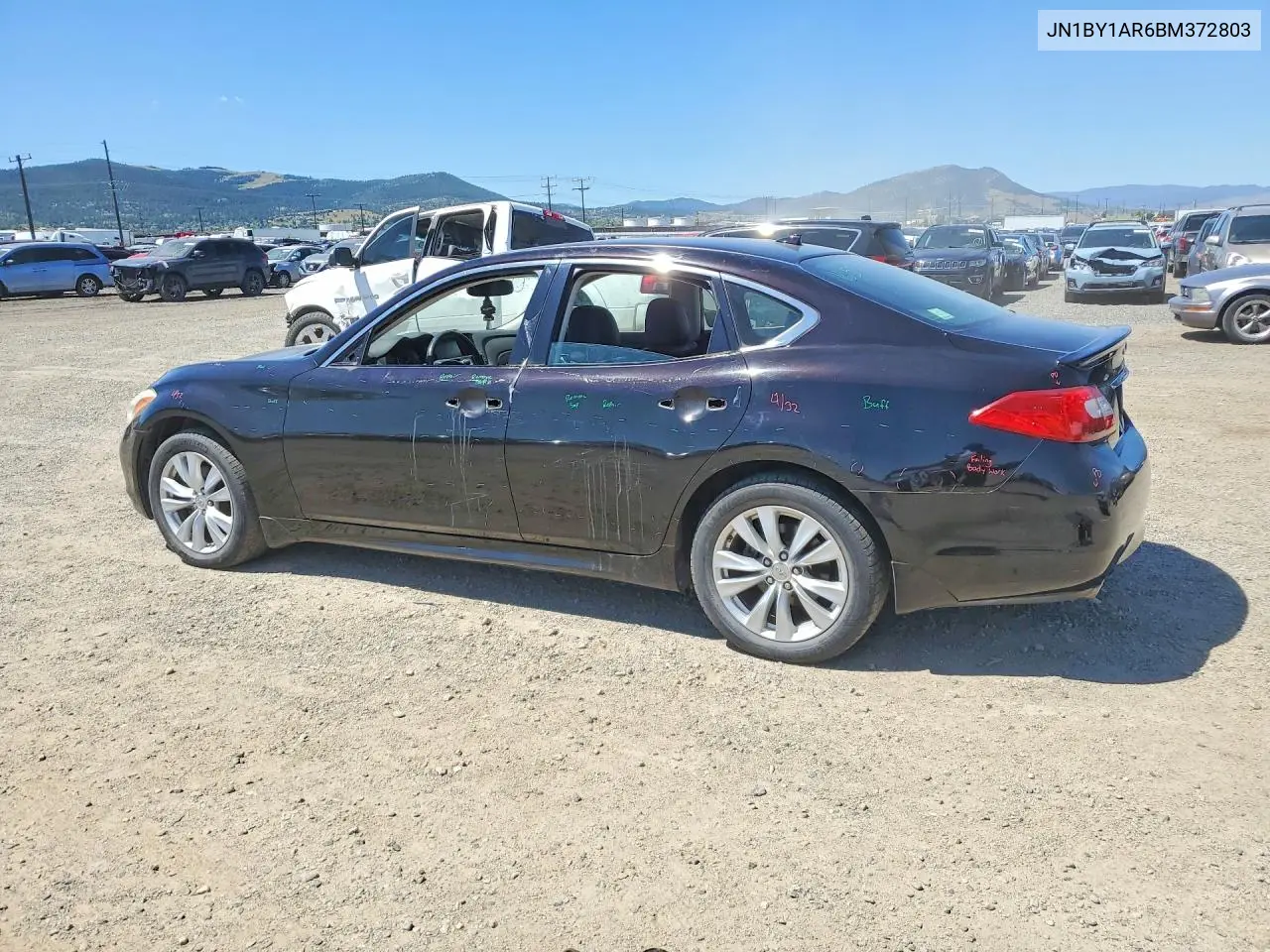 2011 Infiniti M37 X VIN: JN1BY1AR6BM372803 Lot: 59770806