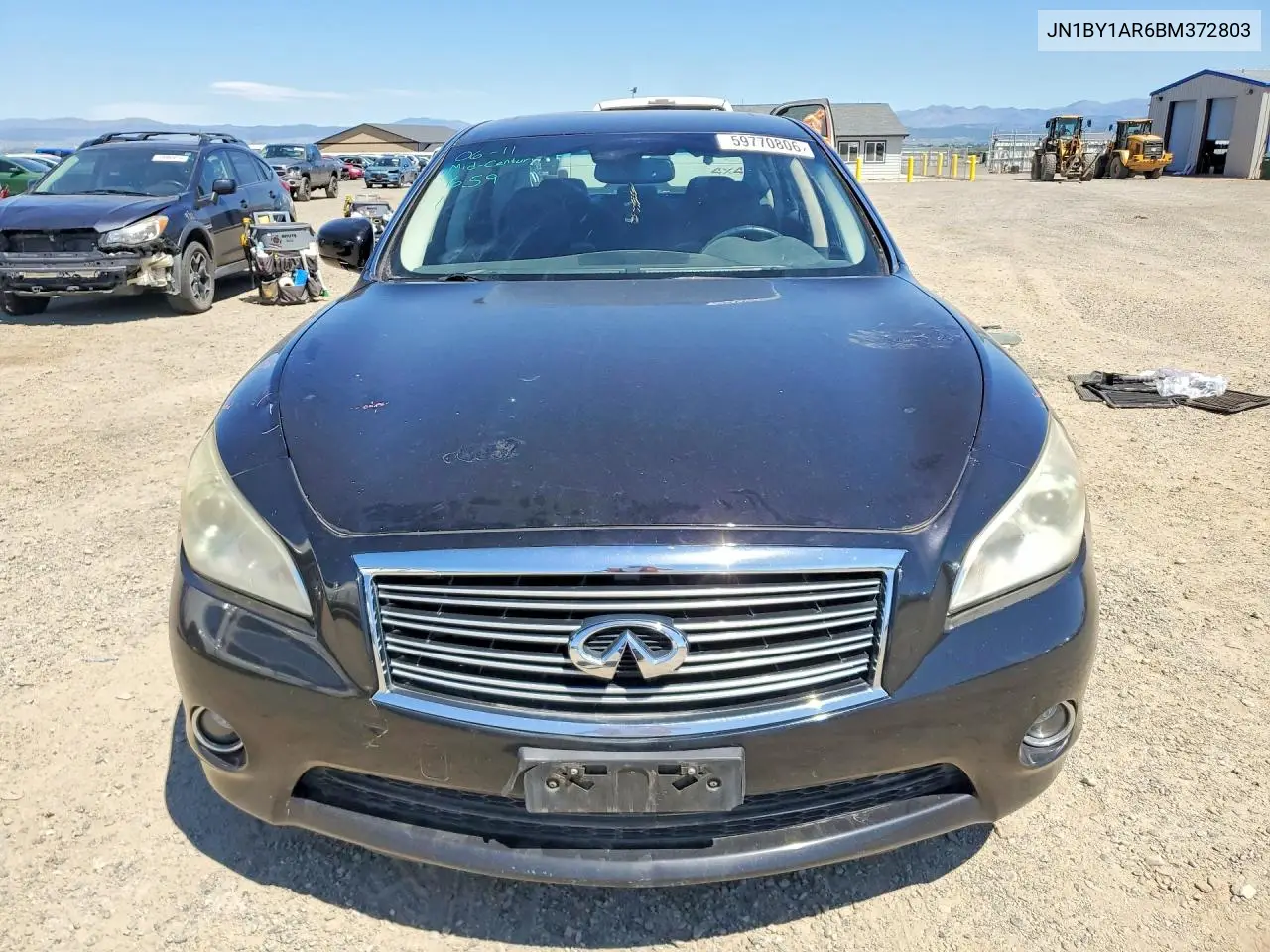 2011 Infiniti M37 X VIN: JN1BY1AR6BM372803 Lot: 59770806