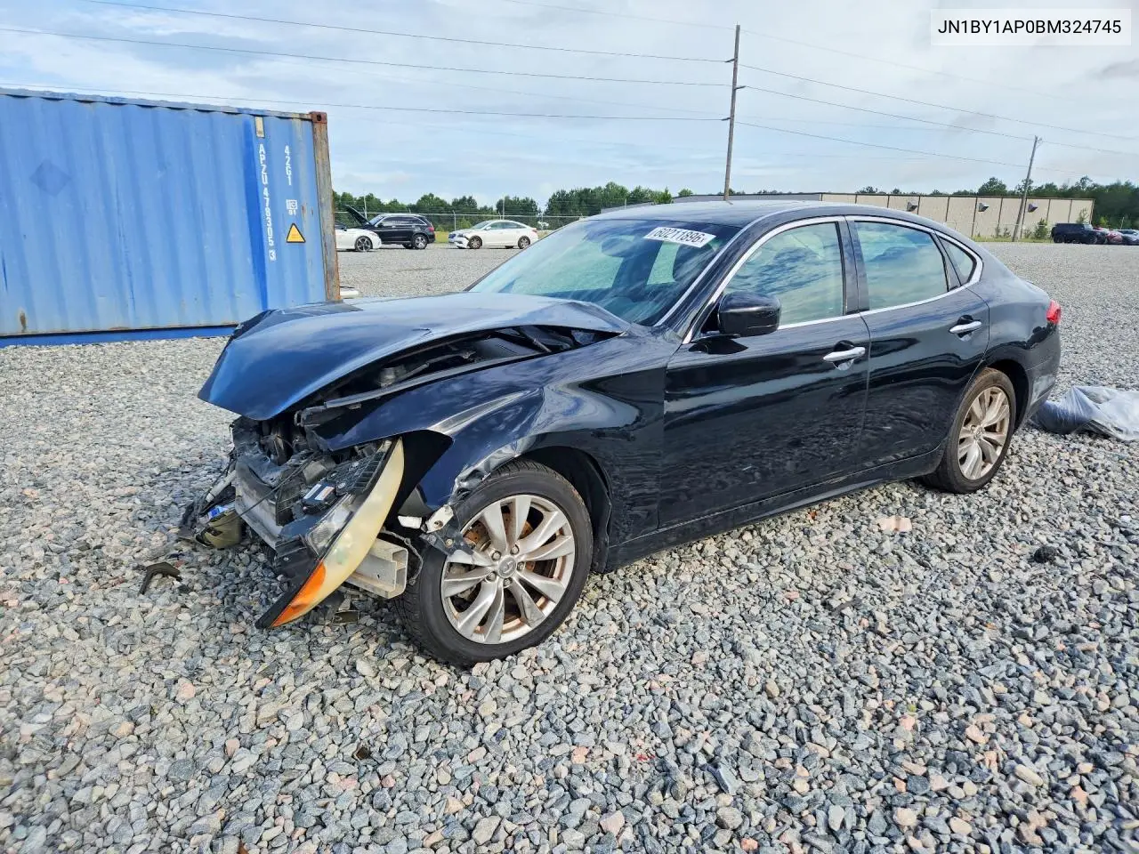 2011 Infiniti M37 Base VIN: JN1BY1AP0BM324745 Lot: 60211896