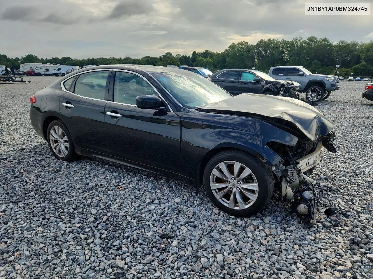 2011 Infiniti M37 Base VIN: JN1BY1AP0BM324745 Lot: 60211896