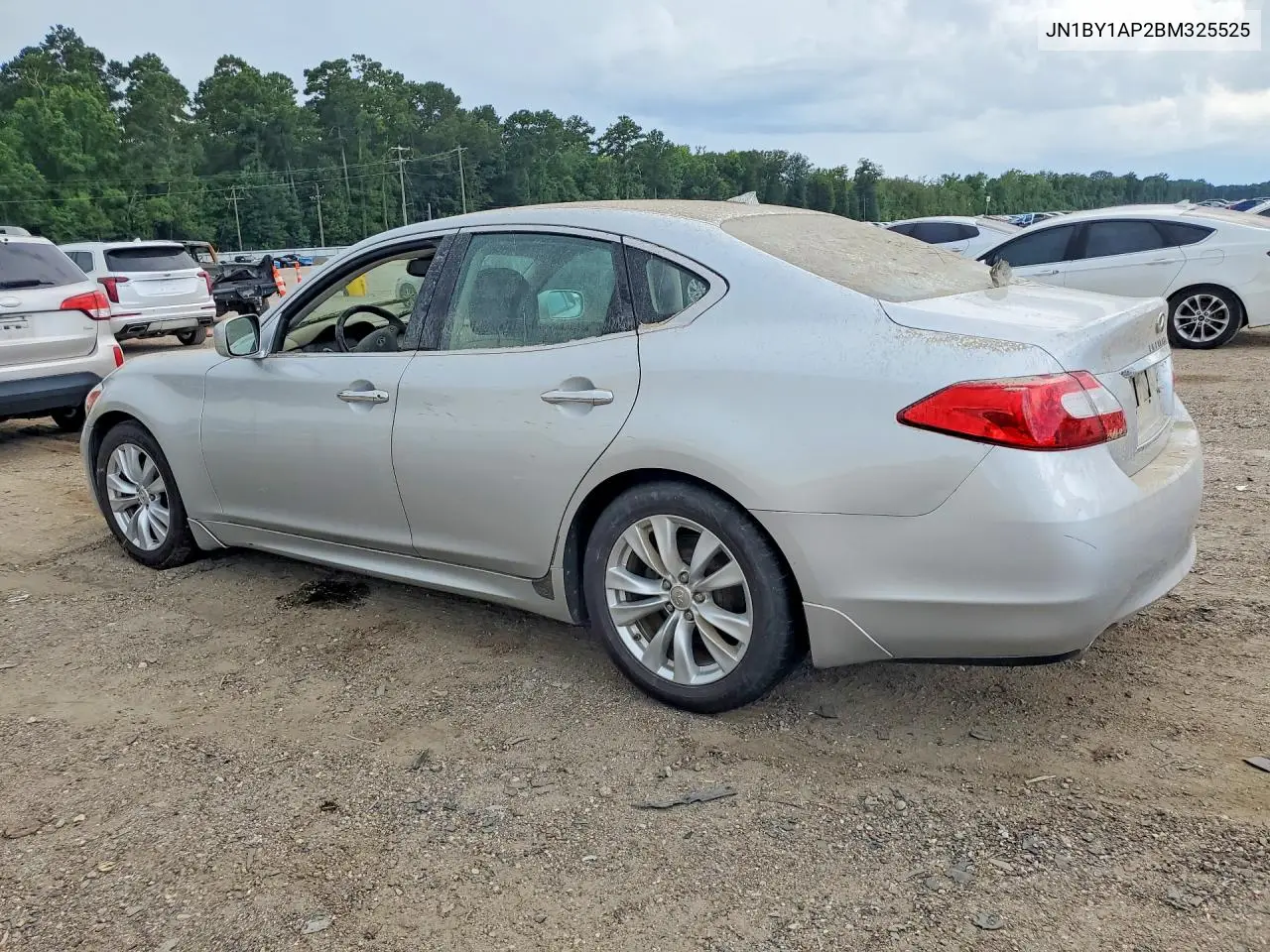 2011 Infiniti M37 Base VIN: JN1BY1AP2BM325525 Lot: 60411286