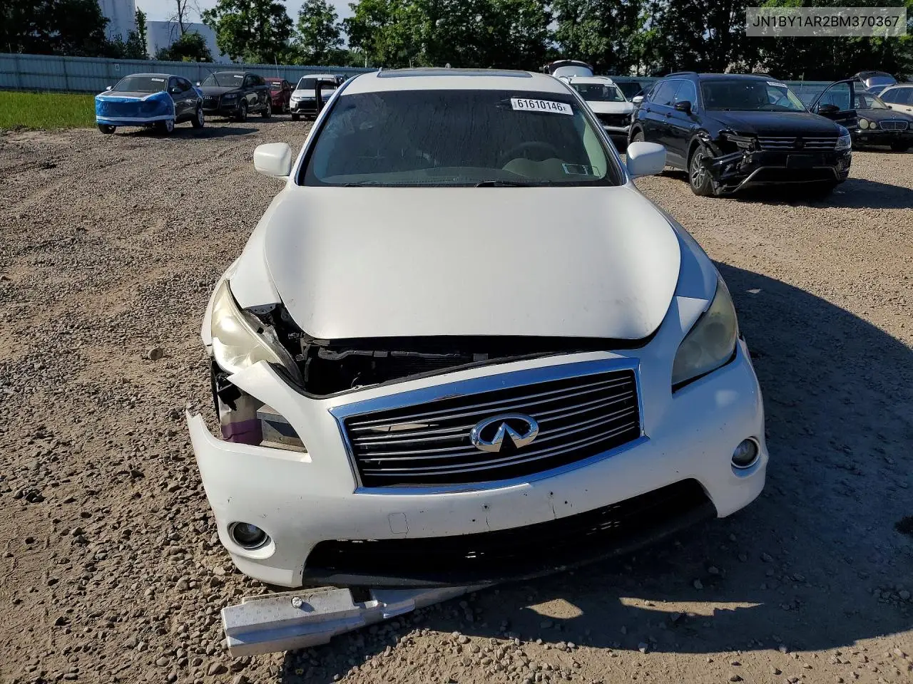 2011 Infiniti M37 X VIN: JN1BY1AR2BM370367 Lot: 61610146