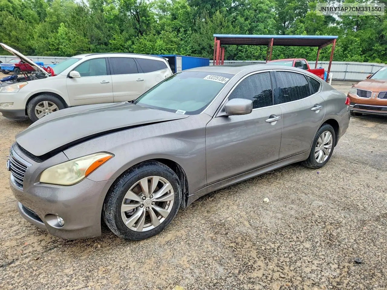2012 Infiniti M37 Base VIN: JN1BY1AP7CM331550 Lot: 53225136