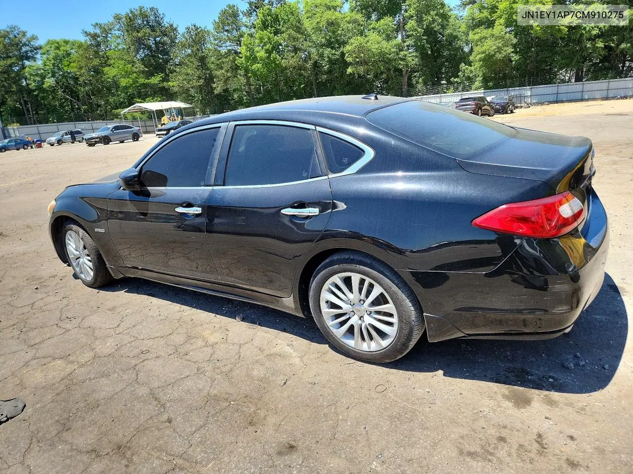 2012 Infiniti M35H Base VIN: JN1EY1AP7CM910275 Lot: 53735336