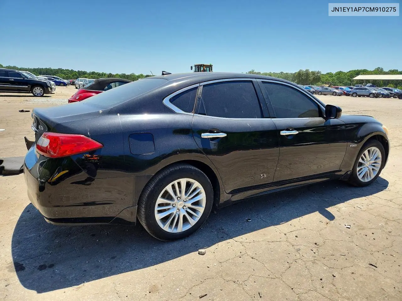 2012 Infiniti M35H Base VIN: JN1EY1AP7CM910275 Lot: 53735336