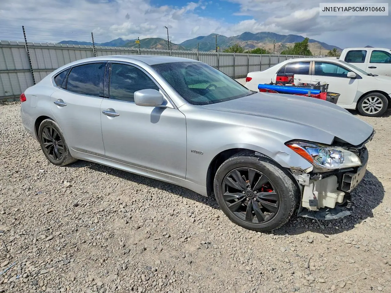 2012 Infiniti M35H Base VIN: JN1EY1AP5CM910663 Lot: 56527796
