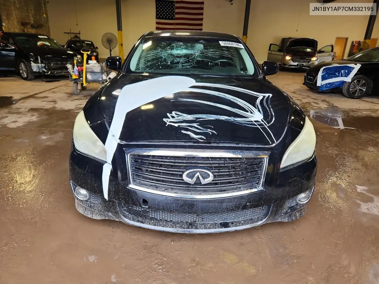 2012 Infiniti M37 Base VIN: JN1BY1AP7CM332195 Lot: 56968186