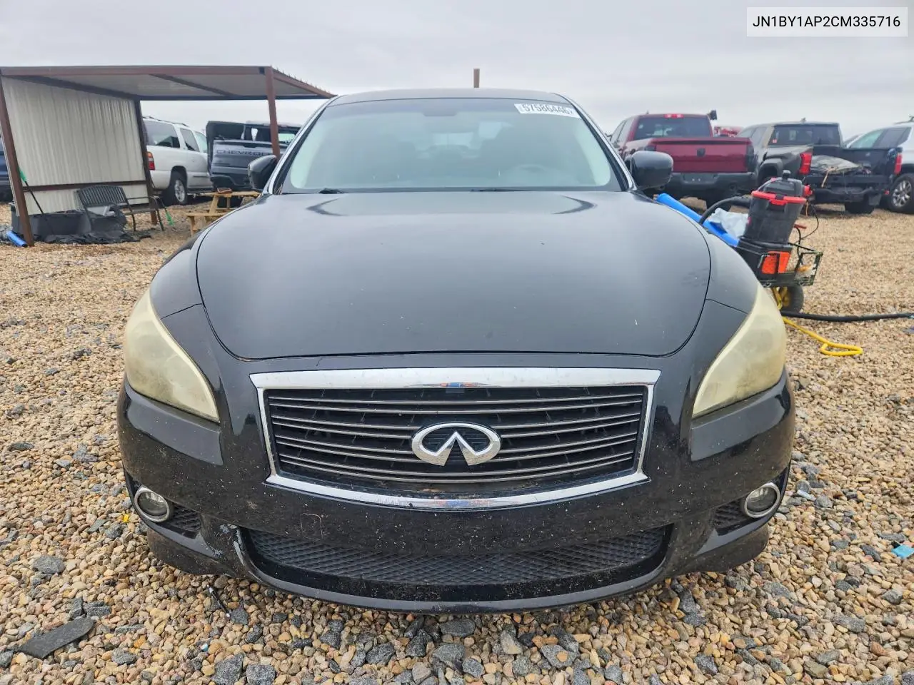 2012 Infiniti M37 Base VIN: JN1BY1AP2CM335716 Lot: 57586446