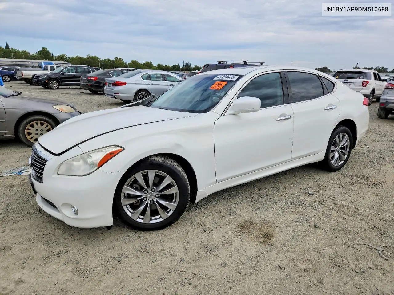 2013 Infiniti M37 Base VIN: JN1BY1AP9DM510688 Lot: 60800086