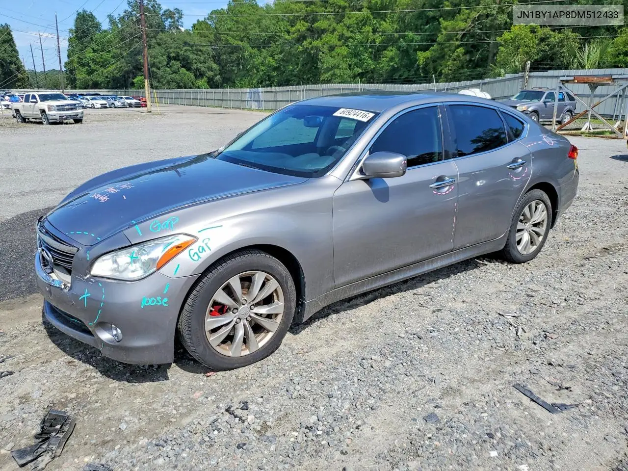 2013 Infiniti M37 Base VIN: JN1BY1AP8DM512433 Lot: 60924416