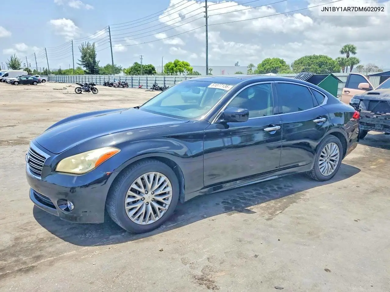 2013 Infiniti M37 VIN: JN1BY1AR7DM602092 Lot: 61117546