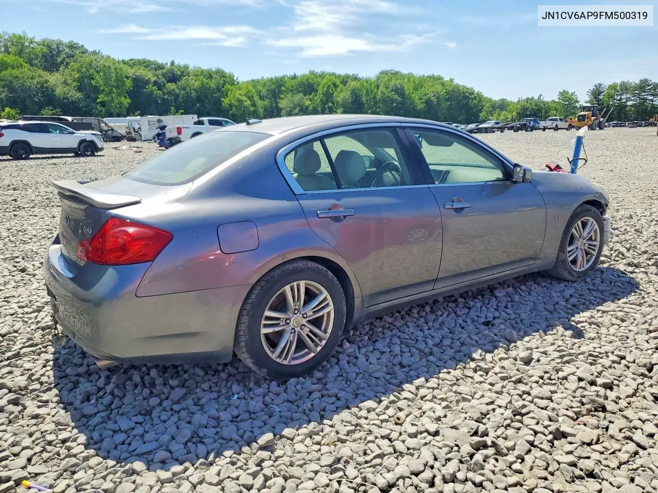 2015 Infiniti Q40 Base VIN: JN1CV6AP9FM500319 Lot: 47459956
