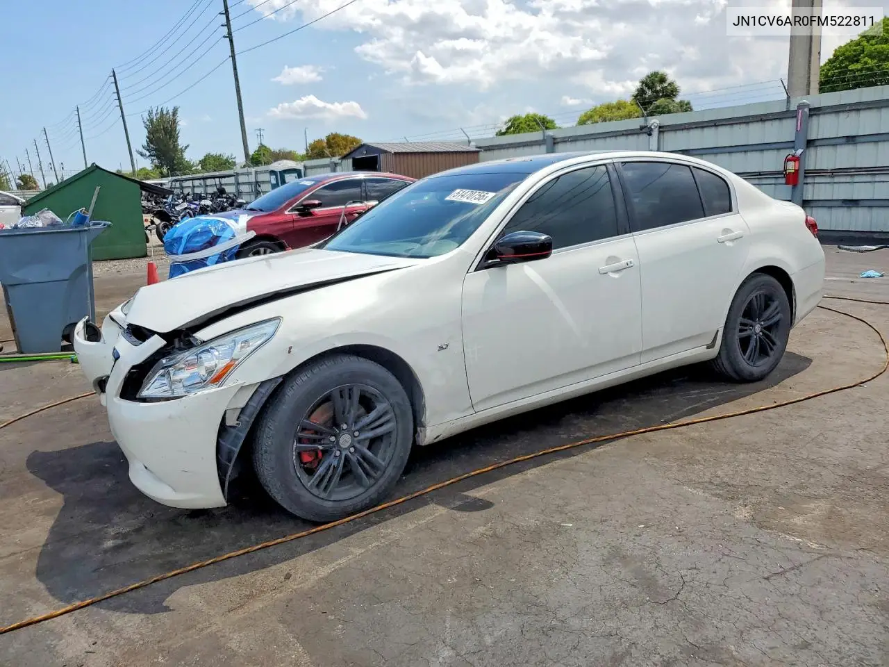 2015 Infiniti Q40 Base VIN: JN1CV6AR0FM522811 Lot: 51470756