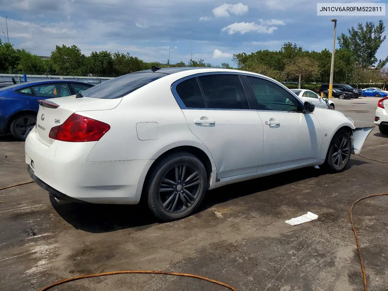 2015 Infiniti Q40 Base VIN: JN1CV6AR0FM522811 Lot: 51470756