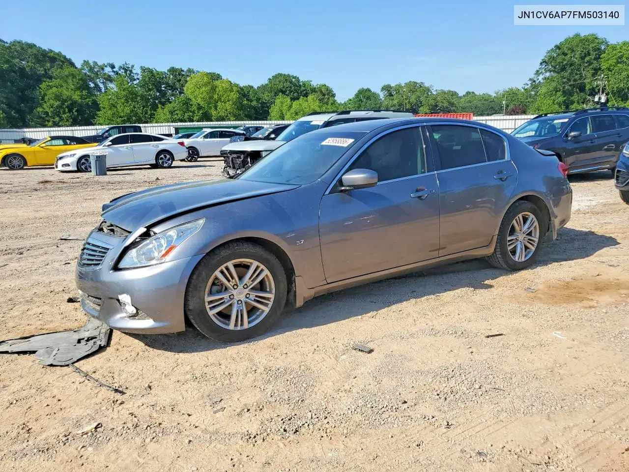 2015 Infiniti Q40 Base VIN: JN1CV6AP7FM503140 Lot: 52958886
