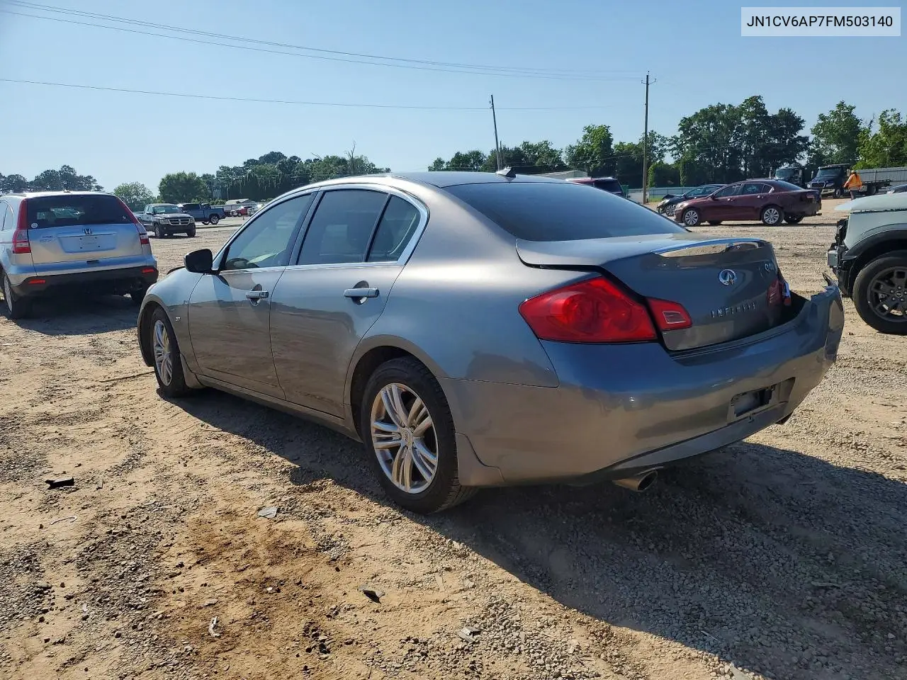 2015 Infiniti Q40 Base VIN: JN1CV6AP7FM503140 Lot: 52958886