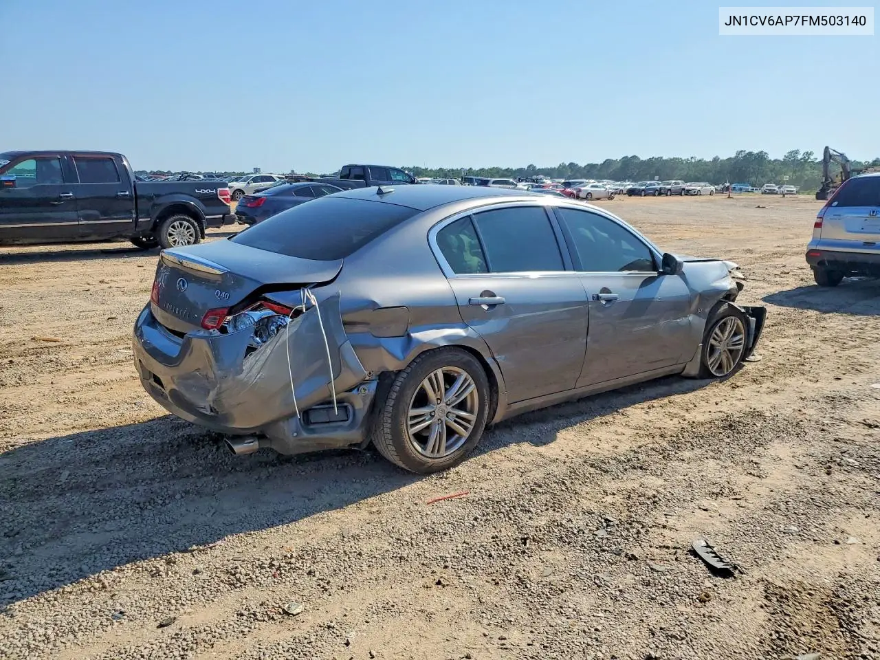 2015 Infiniti Q40 Base VIN: JN1CV6AP7FM503140 Lot: 52958886