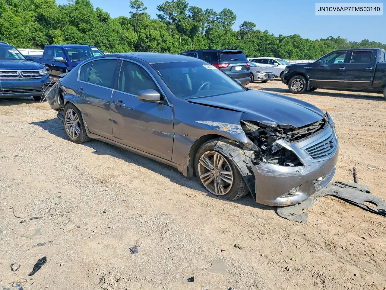 2015 Infiniti Q40 Base VIN: JN1CV6AP7FM503140 Lot: 52958886