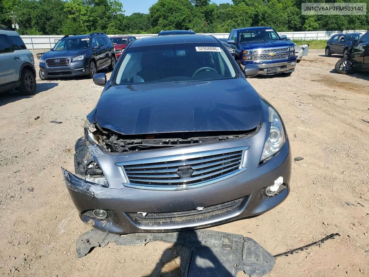 2015 Infiniti Q40 Base VIN: JN1CV6AP7FM503140 Lot: 52958886