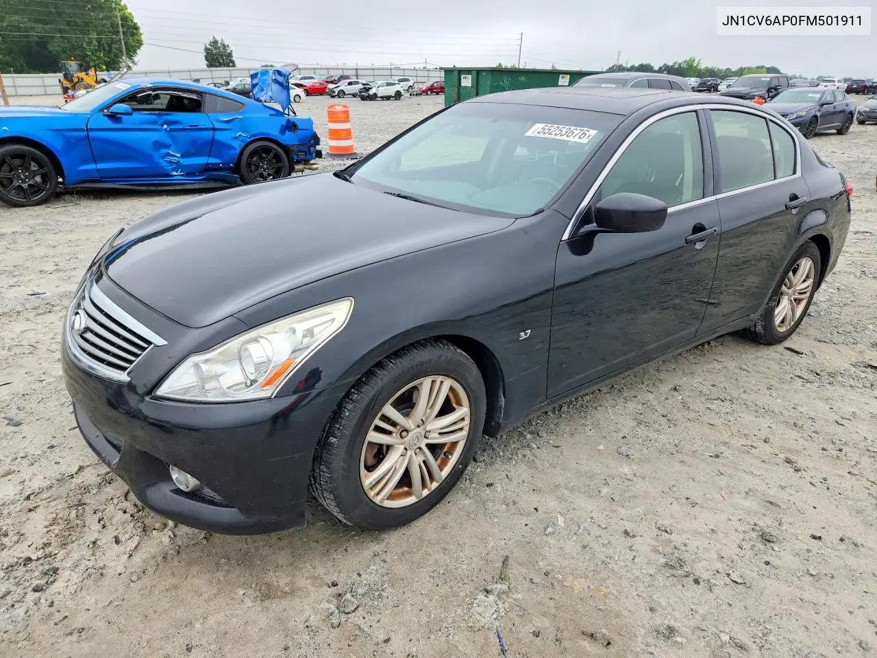 2015 Infiniti Q40 Base VIN: JN1CV6AP0FM501911 Lot: 55253676