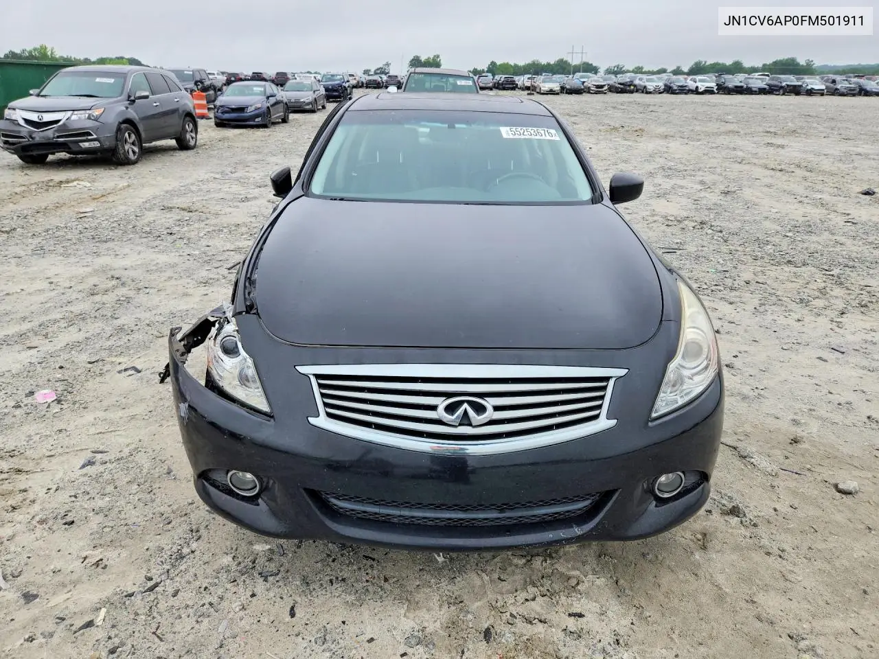 2015 Infiniti Q40 Base VIN: JN1CV6AP0FM501911 Lot: 55253676