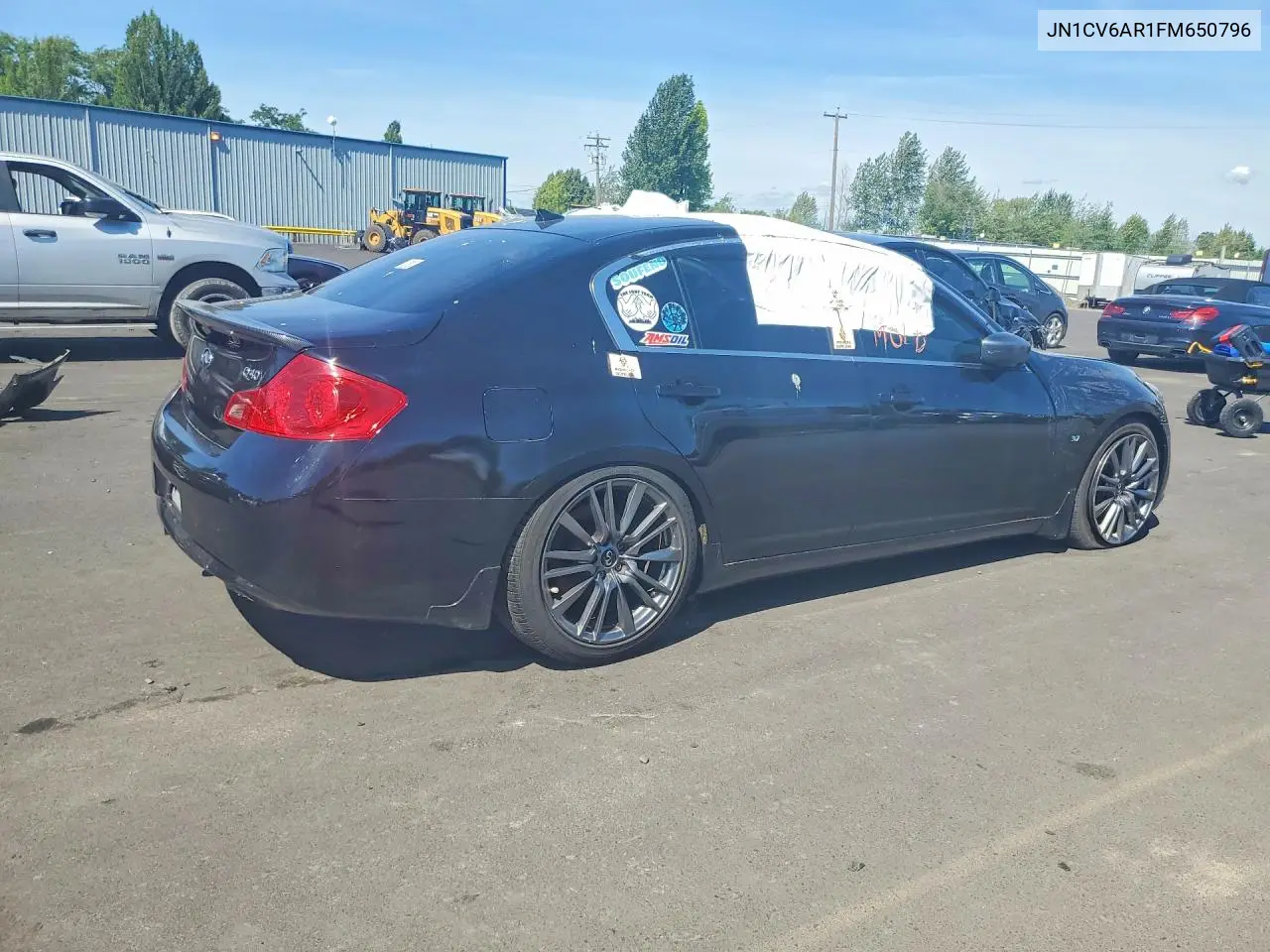 2015 Infiniti Q40 Base VIN: JN1CV6AR1FM650796 Lot: 55310486