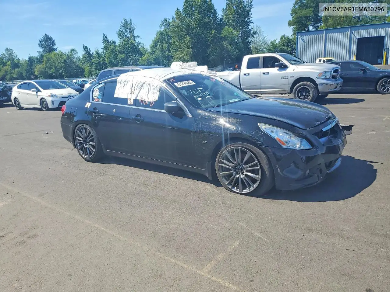 2015 Infiniti Q40 Base VIN: JN1CV6AR1FM650796 Lot: 55310486