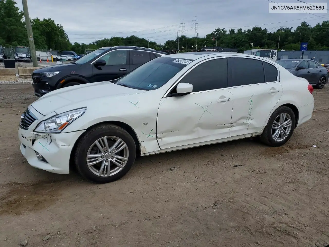2015 Infiniti Q40 Base VIN: JN1CV6AR8FM520580 Lot: 56417116