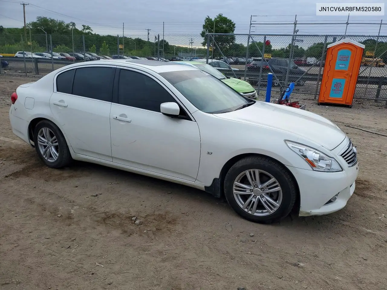 2015 Infiniti Q40 Base VIN: JN1CV6AR8FM520580 Lot: 56417116