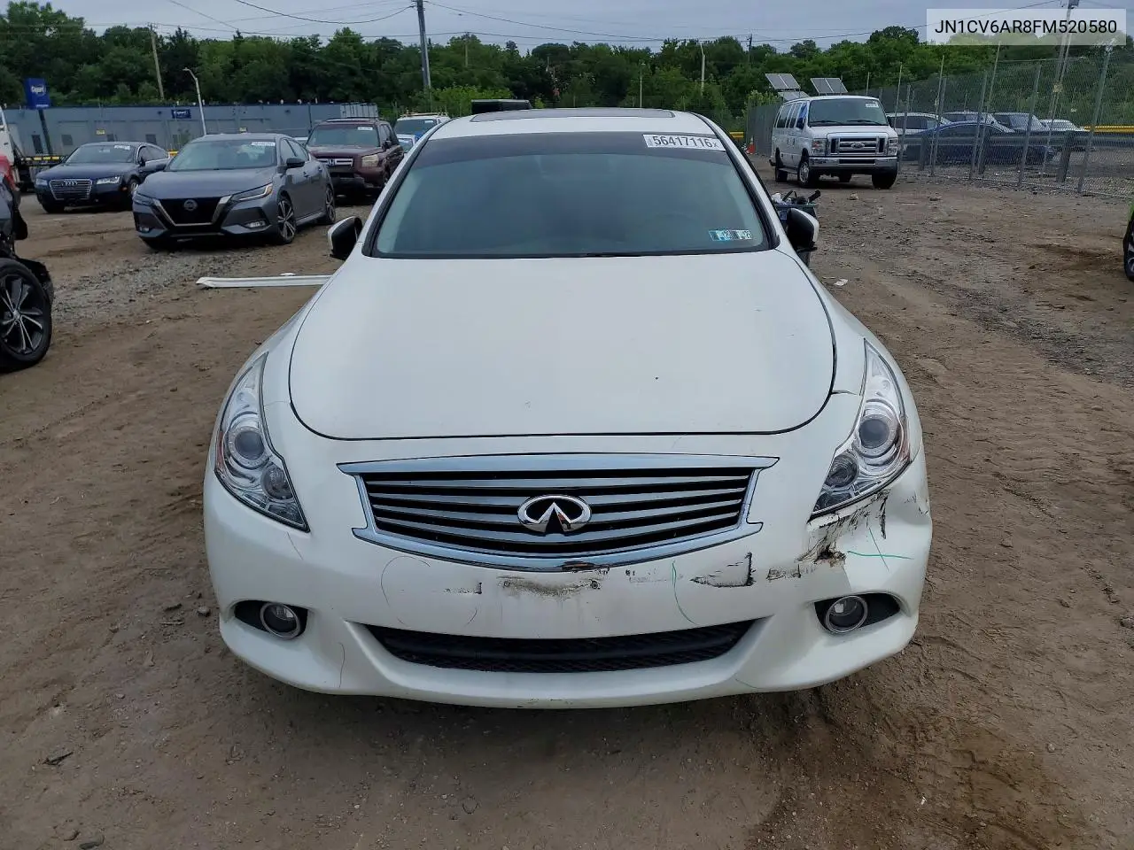 2015 Infiniti Q40 Base VIN: JN1CV6AR8FM520580 Lot: 56417116
