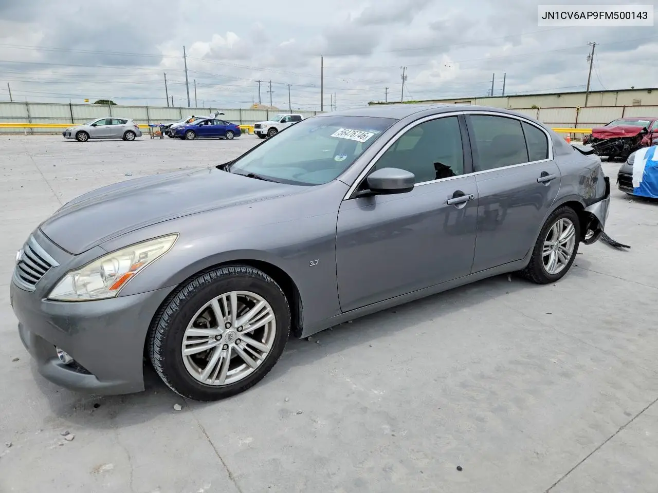 2015 Infiniti Q40 Base VIN: JN1CV6AP9FM500143 Lot: 56476746